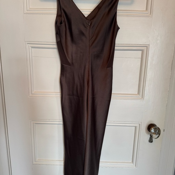 Anna Molinari Dresses & Skirts - Anna Molinari brown silk satin dress